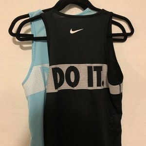 BUNDLE Two Nike Dri-Fit tops both size medium